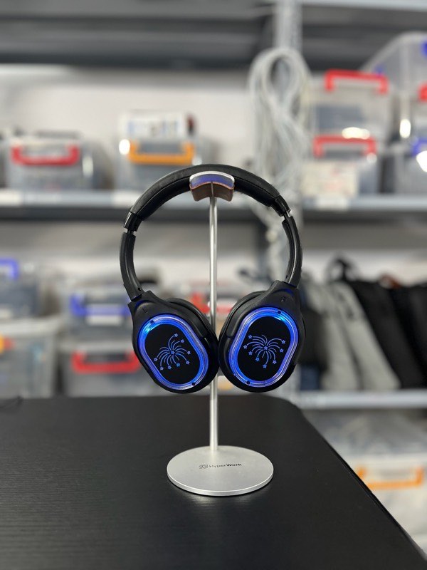 Casques SSounds sur le canal 2, LED bleue